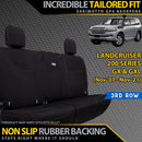 Razorback 4x4 GP4 Standard Neoprene 3rd Row Seat Covers suitable for a Toyota Landcruiser 200 Series GX/GXL