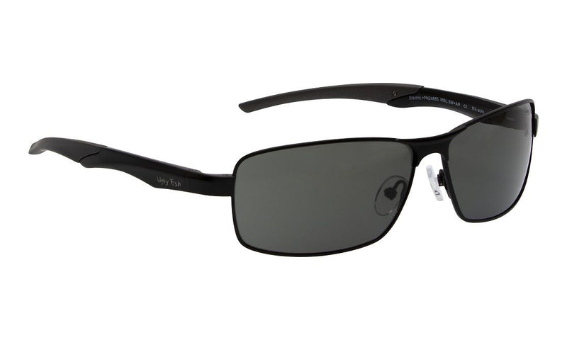 Ugly Fish Electric PN24665 Aluminium Black Frame/Smoke Lens Polarised Sunglasses