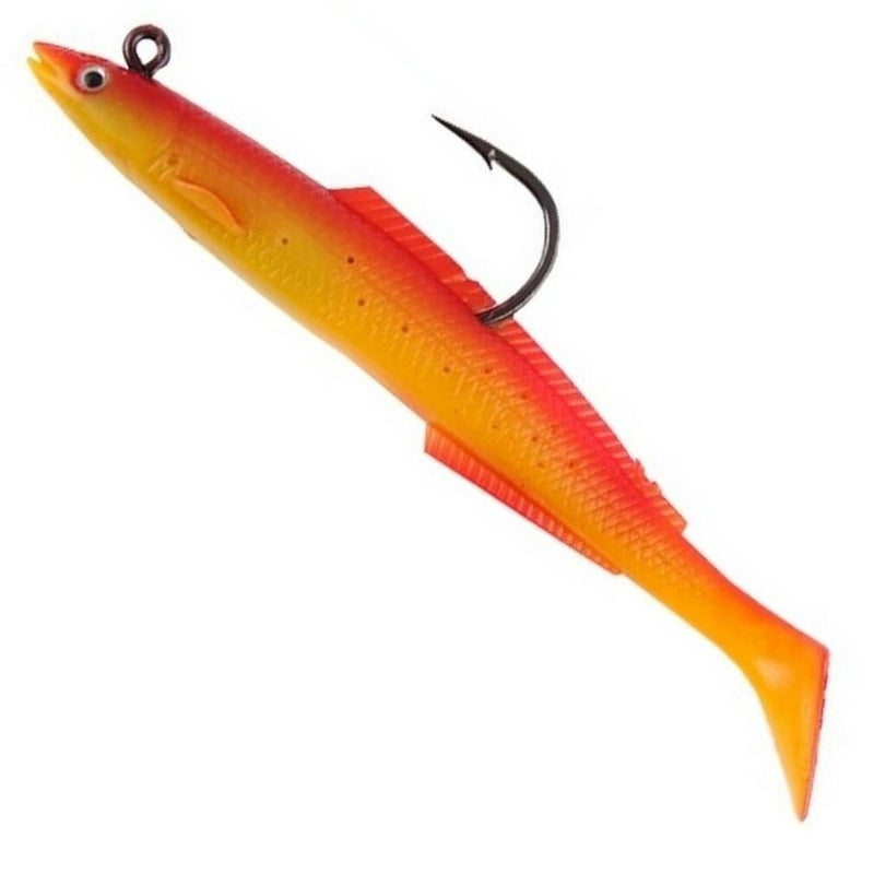 3 Pack of 6 Inch Rigged Tsunami Tazer Swim Bait Soft Plastics - Cheese & Tomato