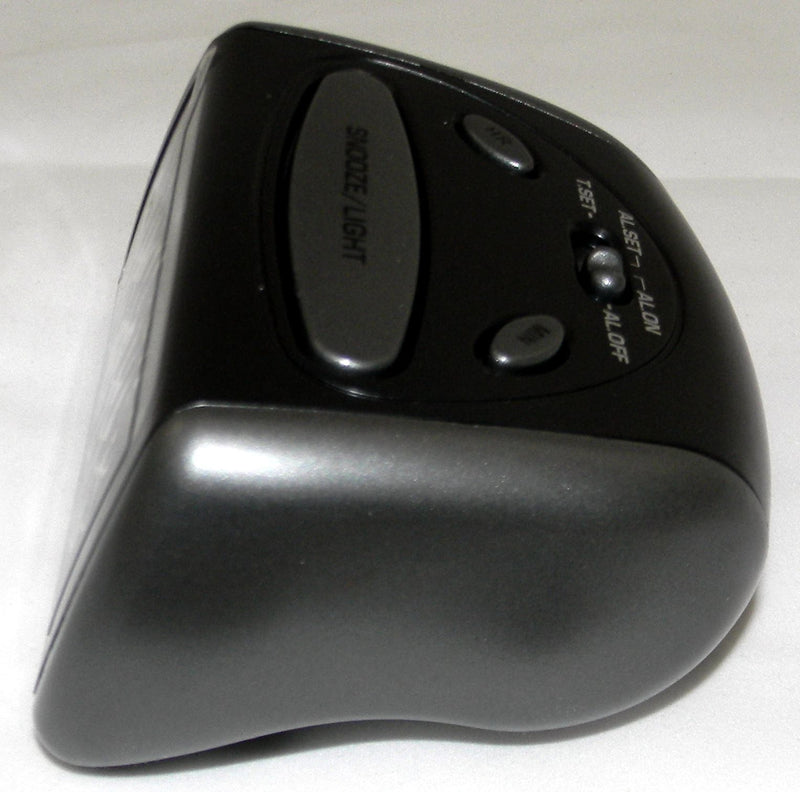 LCD Alarm Clock X Time BLACK