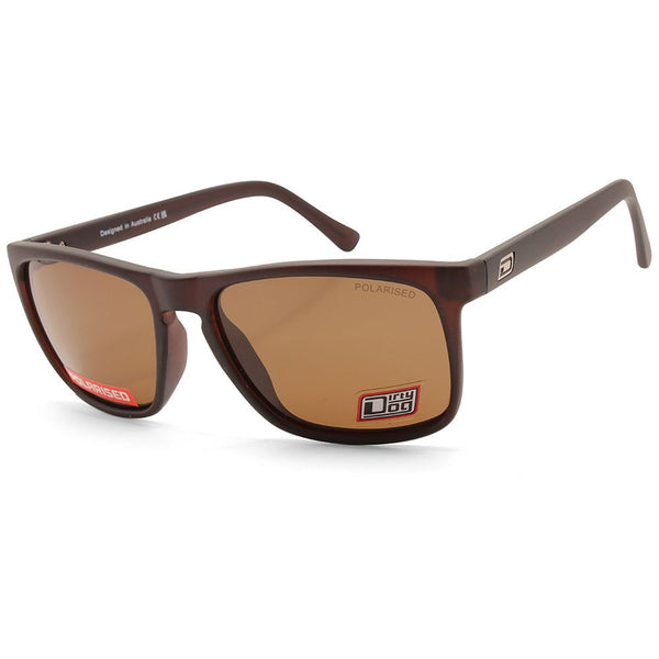 Dirty Dog Ram Matte Brown/Brown Polarised Unisex Sunglasses