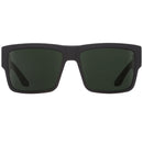 Spy Cyrus Matte Black/Happy Grey Green Men's Rectangular Sunglasses
