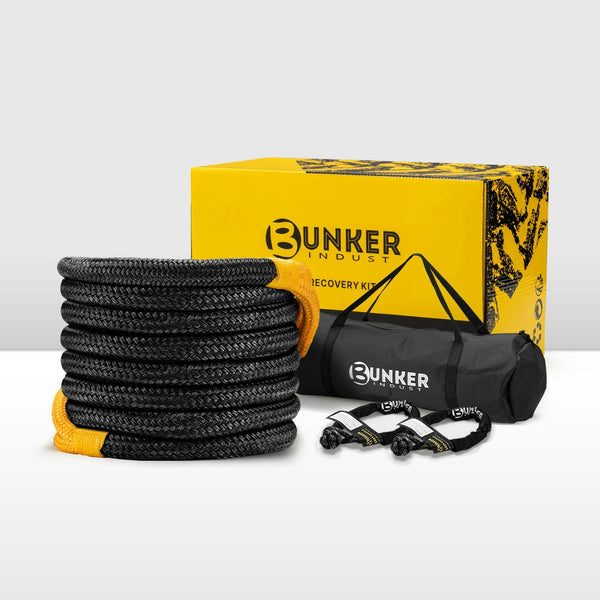 Bunker Indust 9M Kinetic Recovery Rope 15,422kg Snatch Strap Soft
