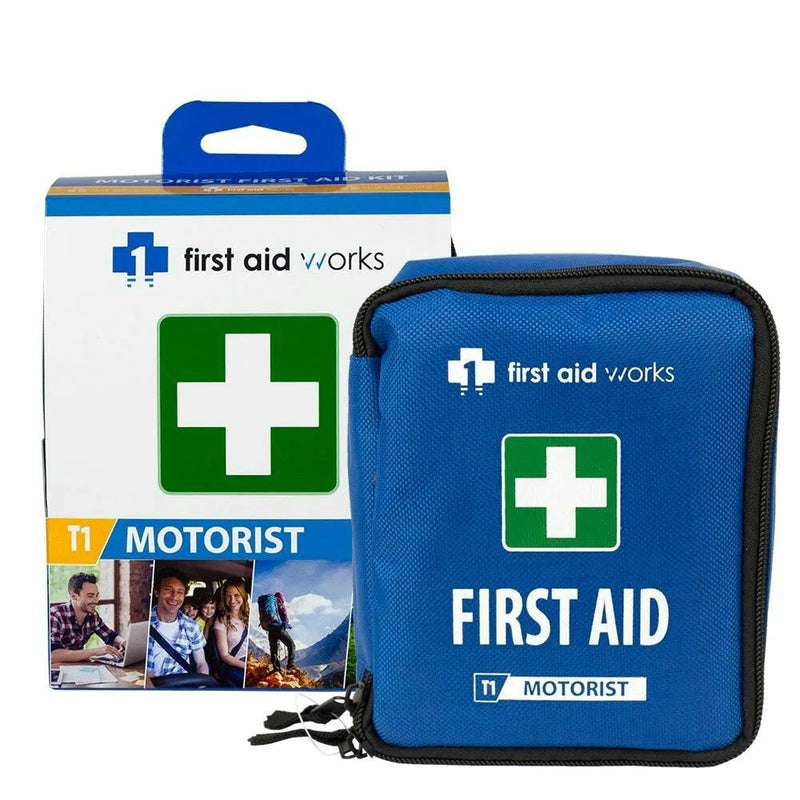 First Aid Works Tier-1 19-Piece Motorist Vehicle Car First Aid Kit