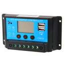 Dual USB Solar Regulator with LCD 10/20/30A