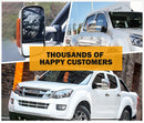 Pair Chrome Extendable Towing Mirrors Gen1 for Isuzu D-MAX MY2012-MY2019