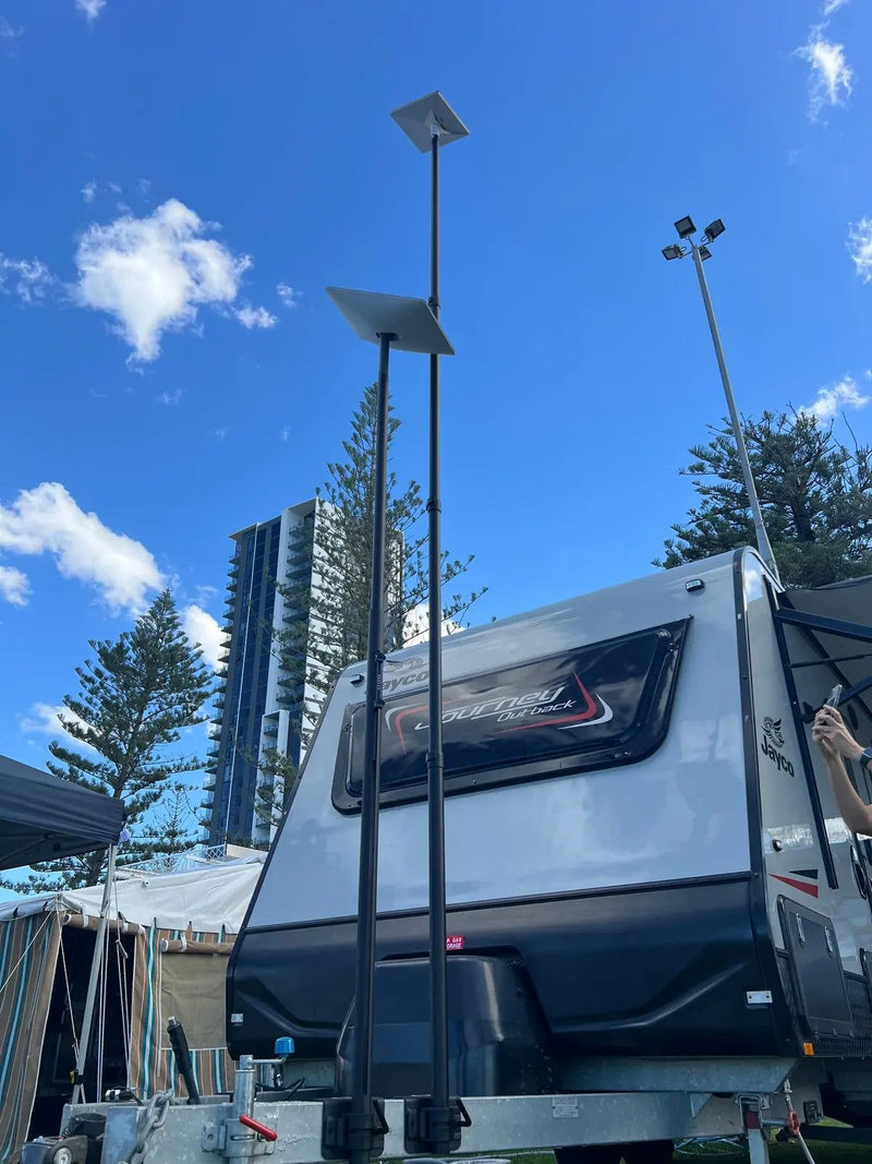 BBQ Arm Telescopic Fibreglass Starlink RV Pole Only