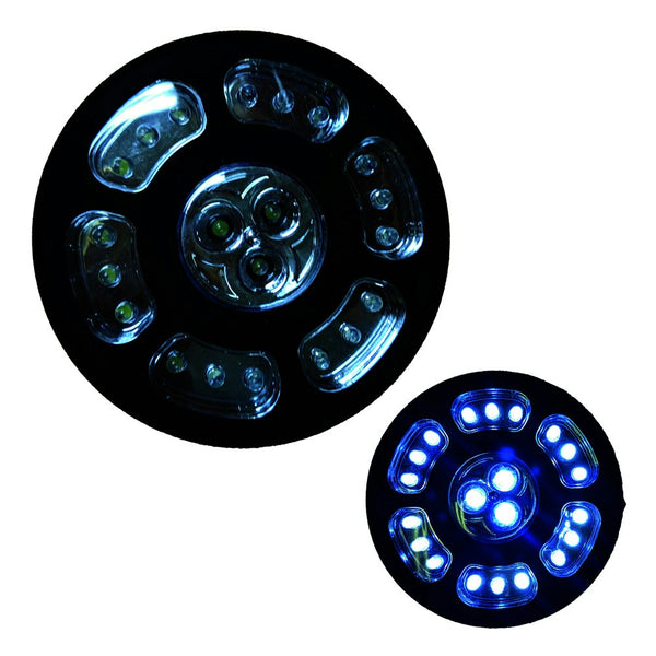 Wildtrak Camping 12cm Magnetic UFO Light Round Outdoor Travel/Hiking LED Black