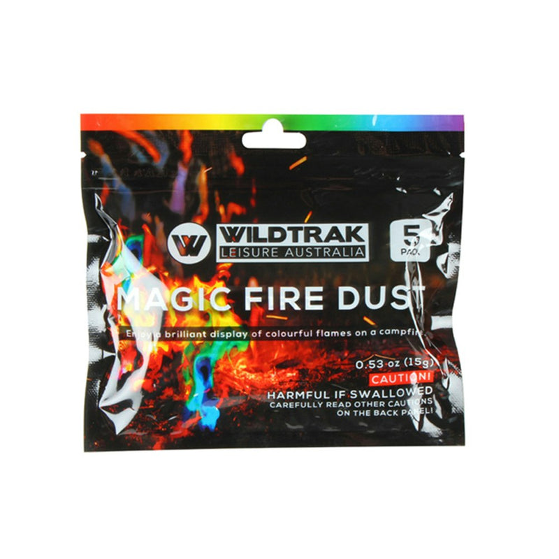 2x 5PK Wildtrak 15g Magic Colour Changing Camping Fire Flame Colourful Campfire