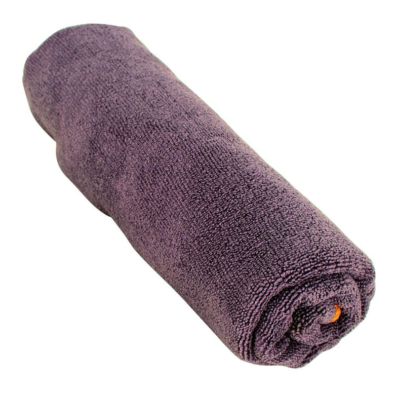 2x Wildtrak Quick Dry 90cm Camp Towel Rectangle w/Bag Outdoor Camping Small Grey