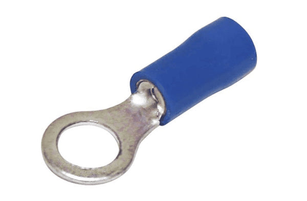 Hellermann Tyton Pre-Insulated Terminal Blue Ring Lug 5mm Hole