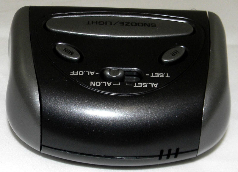 LCD Alarm Clock X Time BLACK