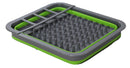 Collapsible Silicone Dish Drainer -  Green