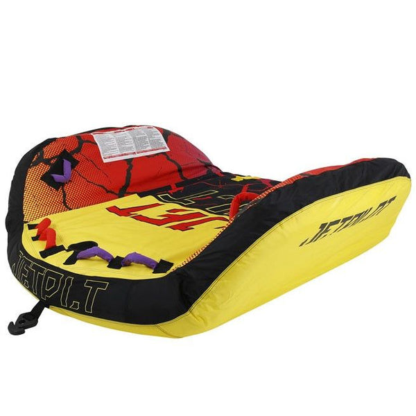 Jetpilot JP2 Wing Towable 2 Person 175cm Inflatable Ski Tube Yellow/Red