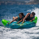 Jobe Scout 2-Person Inflatable Towable Ski Tube Blue/Green