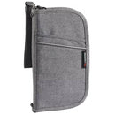 Caribee 25 x 13cm Multi-Pocket Travel Document Wallet (Charcoal)