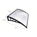 Mountview Window Door Awning Outdoor Canopy UV Patio Rain Cover DIY 1m X 1.5m