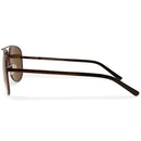 North Beach Fugu Brown Metal/Brown Polarised Unisex Sunglasses