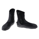 5mm Neoprene Dive Boots - High Cut Zipper Wetsuit Boots