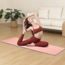 Centra Yoga Mat Non-Slip Fitness Exercise Workout Home Pilates & Floor Pink