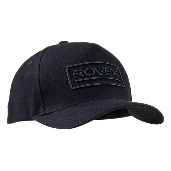 Rovex Black Trucker Cap with Adjustable Snap Back Closure