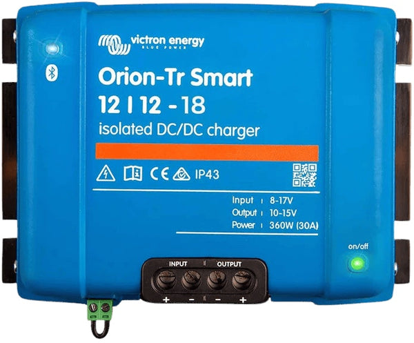 Victron 12V to 12V Orion-Tr Smart 12/12-18A Isolated DC-DC Charger