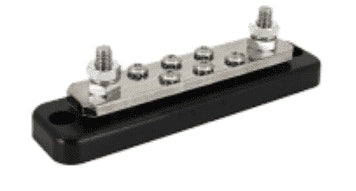 Victron Busbar 250A 2P/Terminals with 6 Screws & Cover