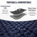 Double Inflatable Mattress with Built-in Pillow Pump