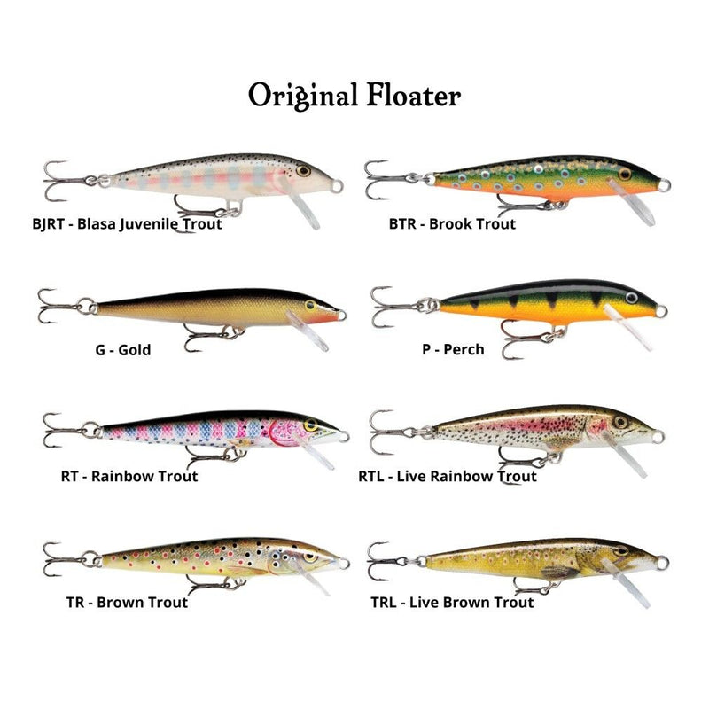 3cm Rapala Original Floating Minnow Hard Body Fishing Lure