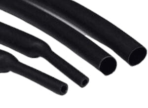 Hellermann Tyton 30-10mm Heat Shrink Black 3:1 Twin/Glue/Dual Wall - 1m