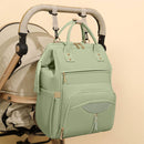 Bopeep Nappy Changing Bag Mummy Backpack Baby Diaper Bag Travel Waterproof Green