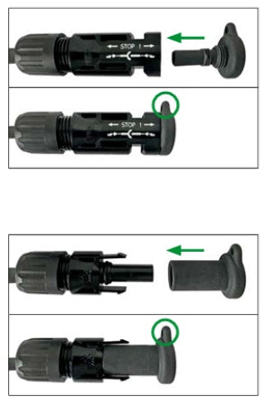 Stäubli MC4 Connector Sealing/Dust Caps Pair