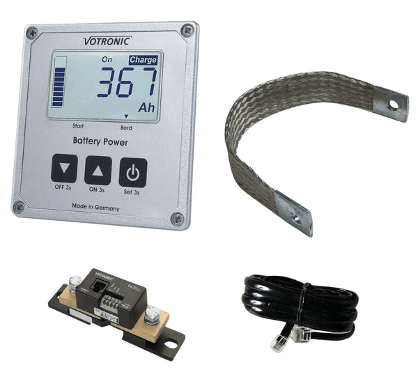 Votronic 200A Battery Monitor with Remote Display - 200S