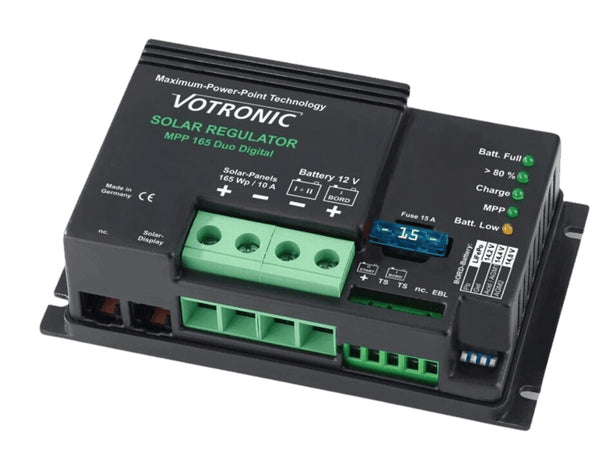 Votronic MPPT 10A Duo (Dual) 165 Marine Version Solar Charge Controller