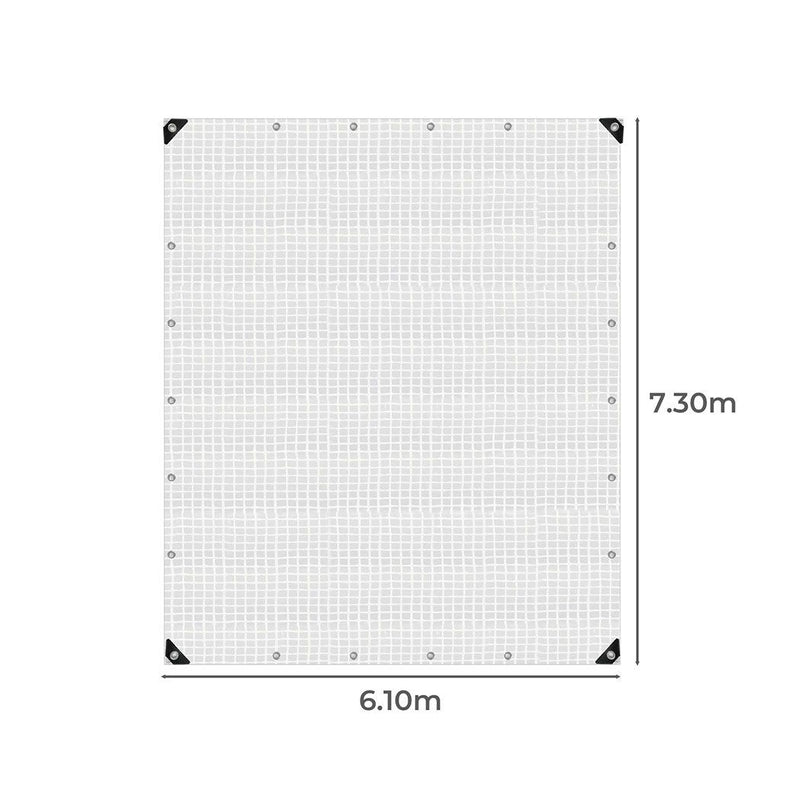 Manan Tarp Tarpaulin 200GSM Camping Heavy Duty Tent Waterproof Cover 6.1mx7.3m