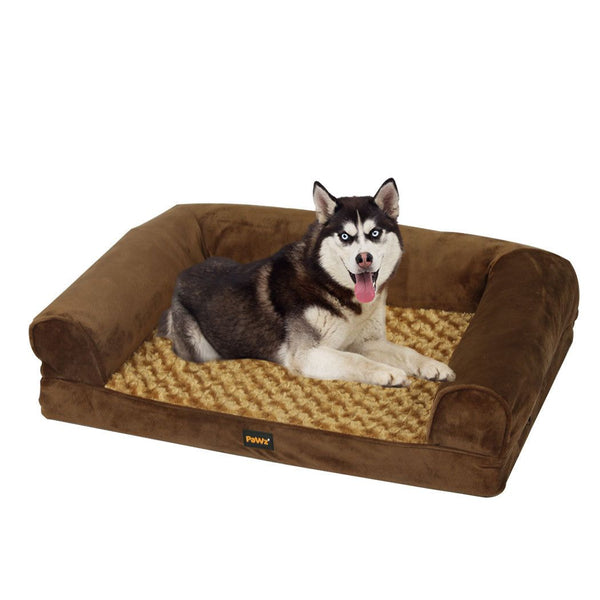 Pawz Pet Bed Sofa Dog Bedding Soft Warm Mattress Cushion Pillow Mat Plush L