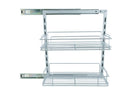 Roll Out Pantry Sliding Shelf w/ 2 - 200MM Basket 000125