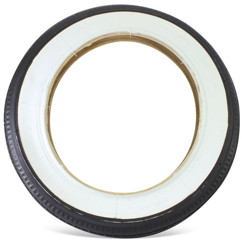 Duro 12 1/2" x 2 1/4 Whitewall Rubber Pram Buggy or Stroller Tyre