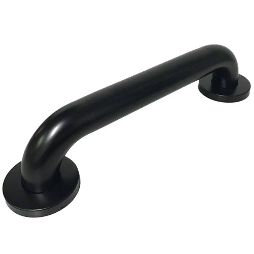 250mm black knurled entry safety grab handle