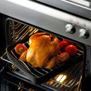 Scanpan Classic 5L Medium Square Roasting Pan w/Grill Rack - Black (39x27cm)