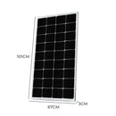 Traderight Group  12V 250W Solar Panel Kit Mono Caravan Camping Power Controller Charging USB Home