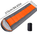 1pc Cold Weather & Warm Lightweight Compact Sleeping Bag - Orange