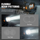 LIGHTFOX Pair 3inch Cygnus-2 Osram LED Pod Lights 1Lux@348m 4,052LM