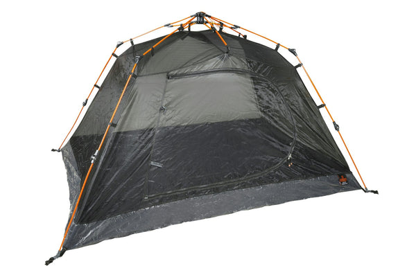 Wildtrak Easy Up 2-Person Mozzie 220cm Dome Camping Tent Outdoor Shelter Black