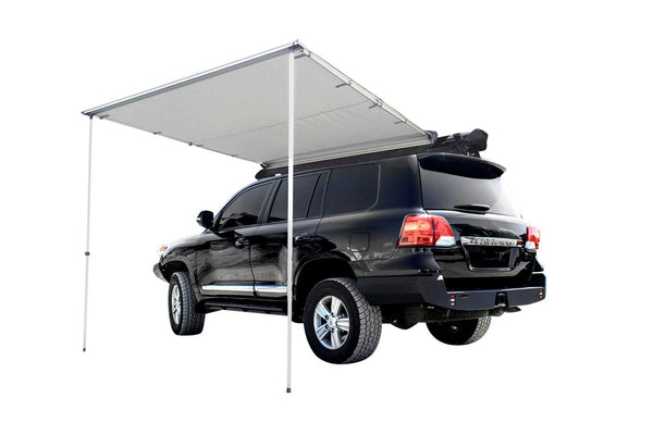 Wildtrak Evo 250 Deluxe 2.5x2.5m 4WD Side Awning 600D Canvas For Caravan Silver