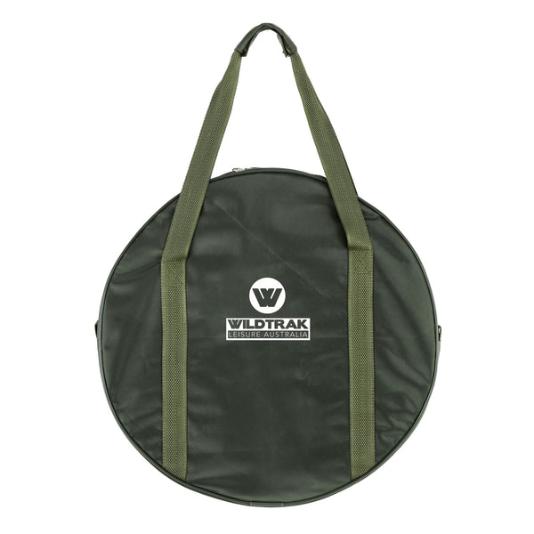 Wildtrak 41x9.5cm Cotton Carry Bag Storage w/ Handles For Camping Hose Green