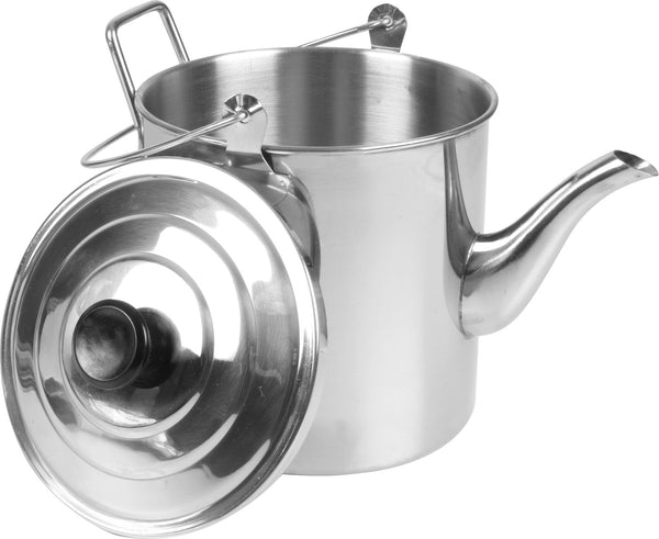 Wildtrak 2800ml Stainless Steel Billy Teapot Camping Water Boiler Container SLV
