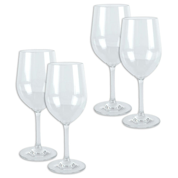 4pc Wildtrak Tritan Plastic 355ml Wine Glass Outdoor Camping Drinking Cup/Mug