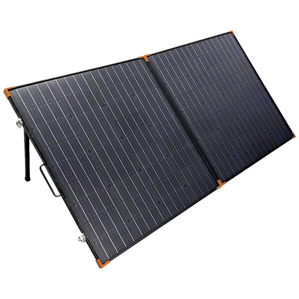 Wildtrak 240W Folding Aluminium Solar Panel Kit Camping/Outdoor Portable Power