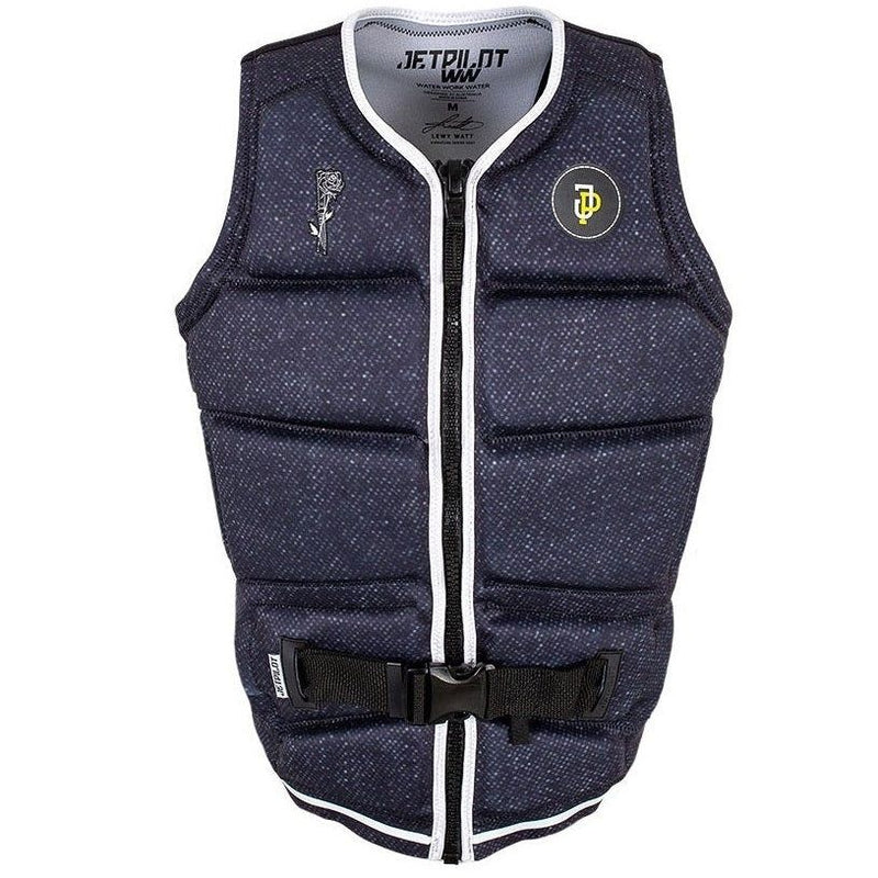Jetpilot C4 Lewy Watt Men's L50S Neoprene Life Jackt Vest Black/Marle